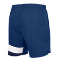 Navy-Peacoat-Brilliant White - Back - Umbro Childrens-Kids Training Shorts