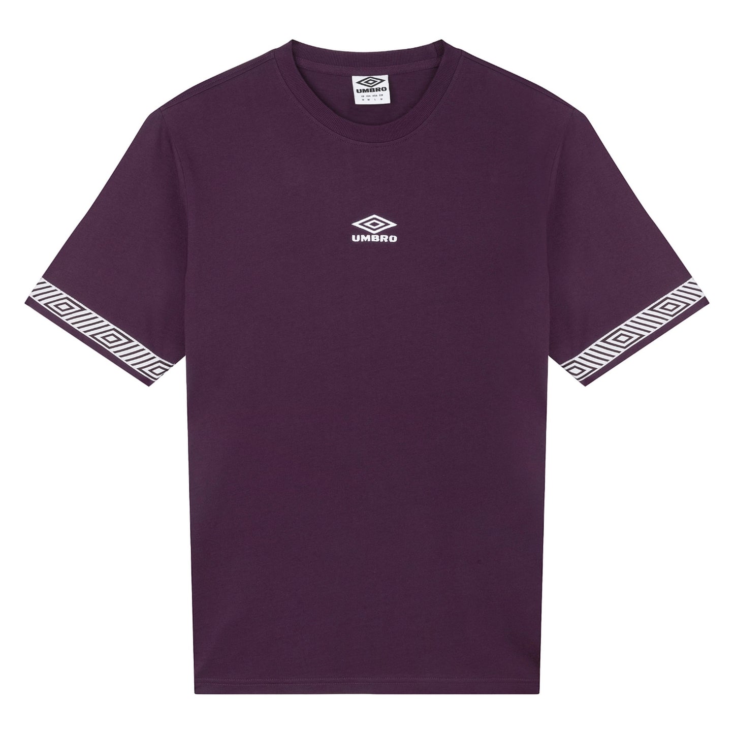 Potent Purple-White - Front - Umbro Mens Supporters T-Shirt