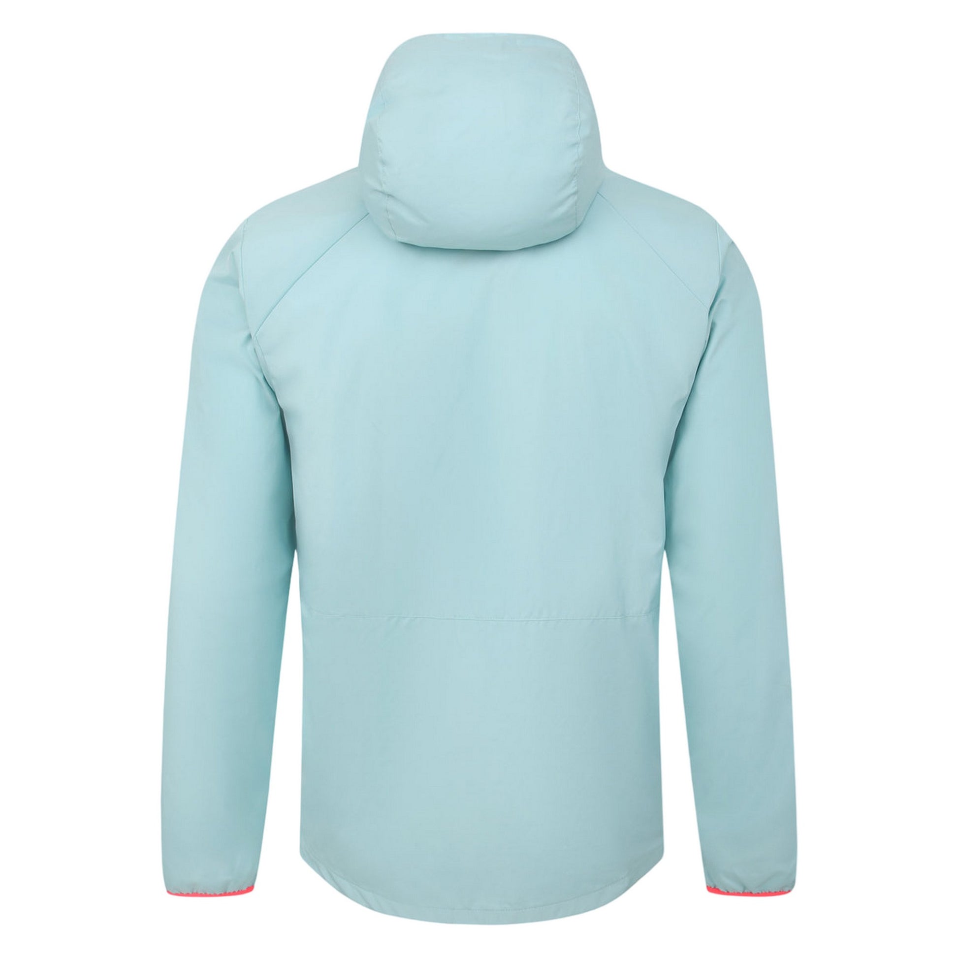 Aqua Haze-Latigo Bay-Lava Pink - Back - Umbro Mens 23-24 AFC Bournemouth Waterproof Jacket