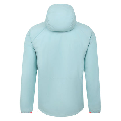Aqua Haze-Latigo Bay-Lava Pink - Back - Umbro Mens 23-24 AFC Bournemouth Waterproof Jacket