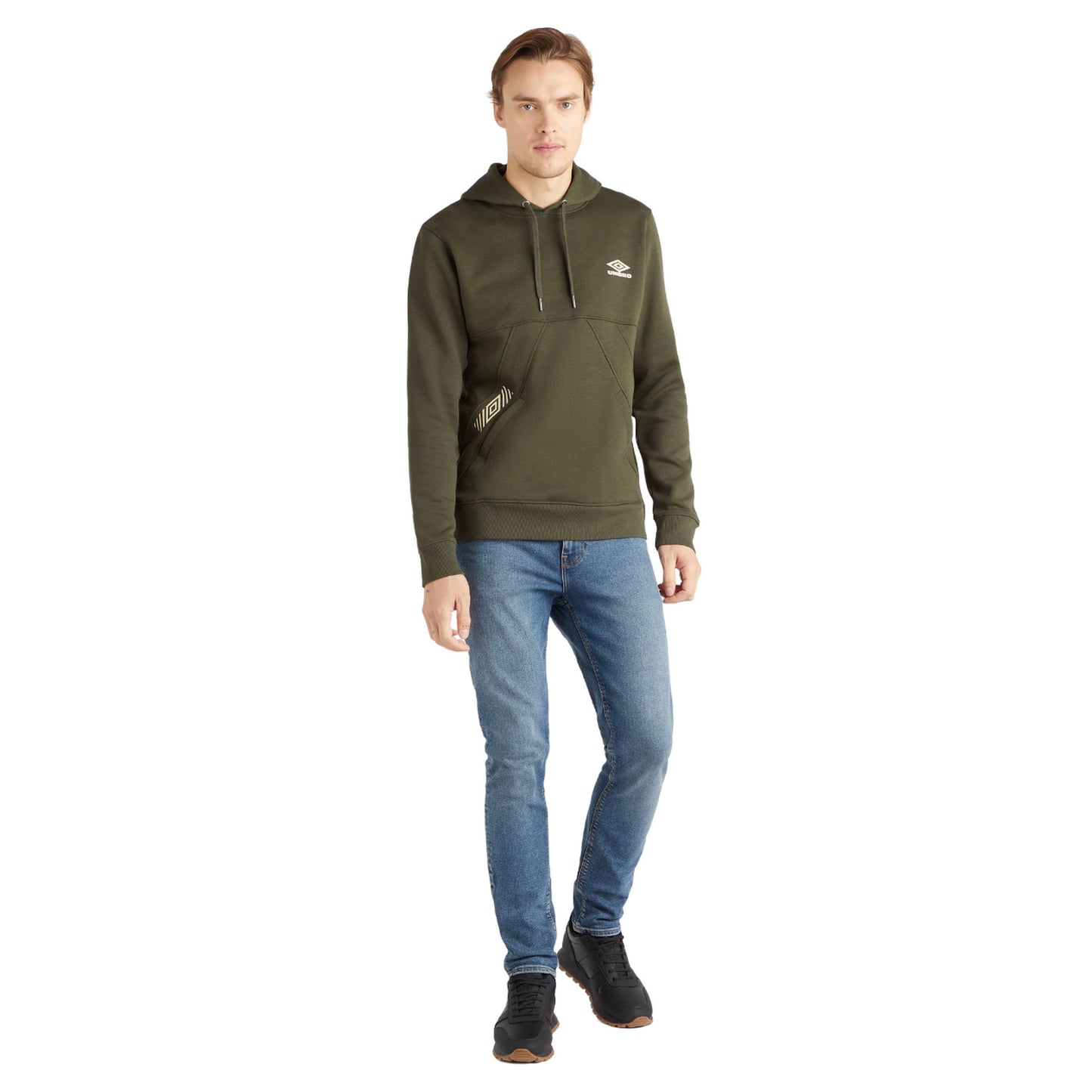 Forest Night-Biscotti - Side - Umbro Mens City Silo Horizon Hoodie