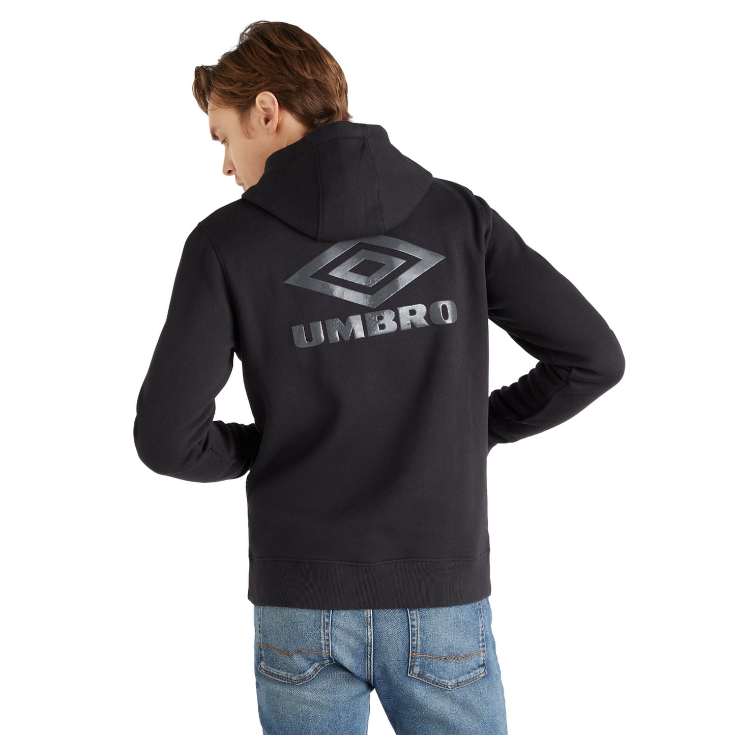 Woodland Grey-Mauve Shadow - Lifestyle - Umbro Mens City Silo Horizon Hoodie