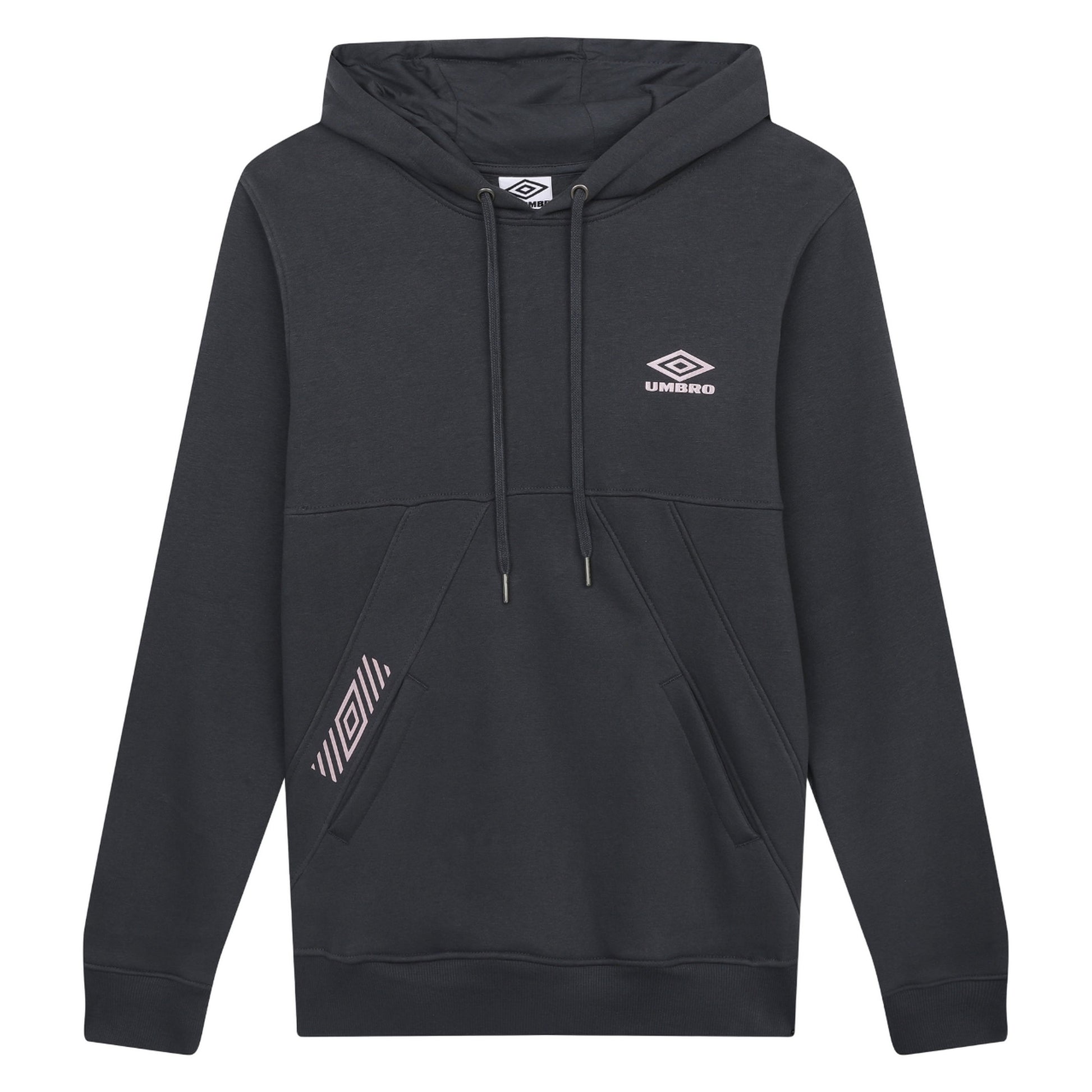 Woodland Grey-Mauve Shadow - Front - Umbro Mens City Silo Horizon Hoodie