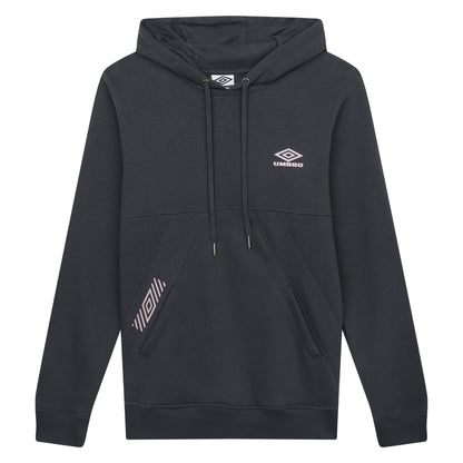 Woodland Grey-Mauve Shadow - Front - Umbro Mens City Silo Horizon Hoodie