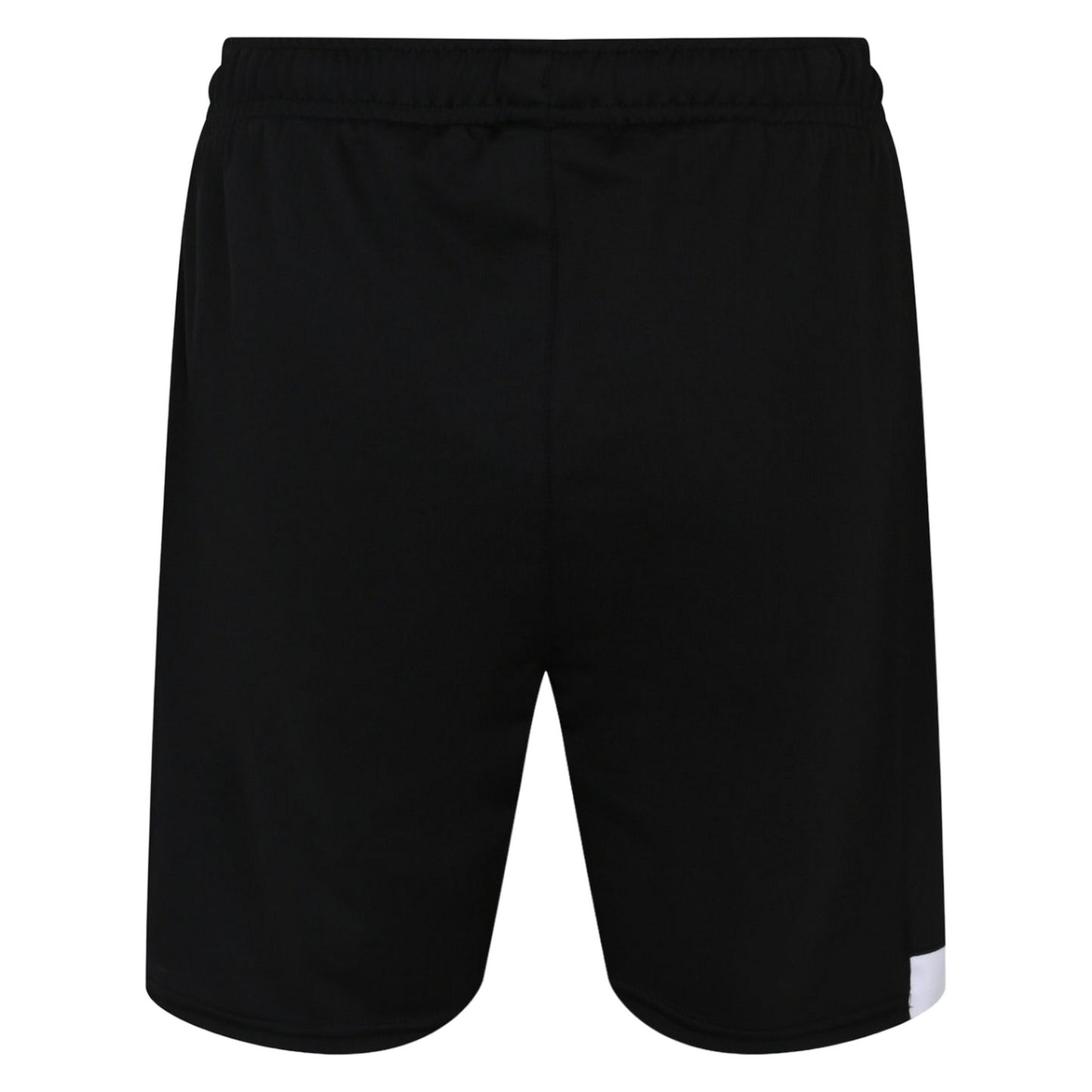 Black-White - Back - Umbro Childrens-Kids 23-24 Derby County FC Home Shorts
