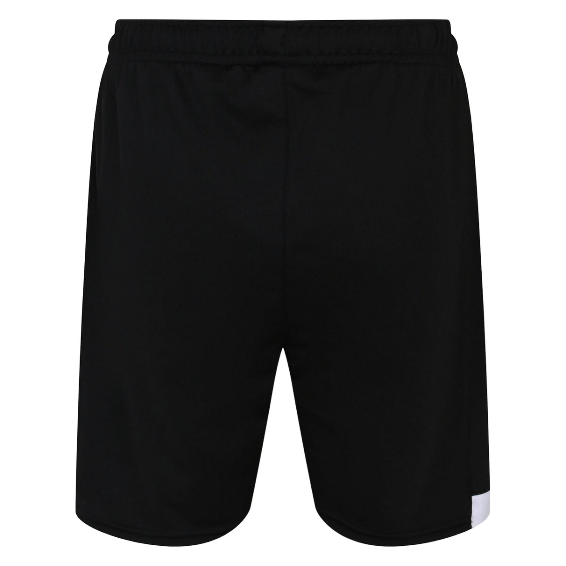 Black-White - Back - Umbro Childrens-Kids 23-24 Derby County FC Home Shorts