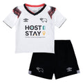 Black-White - Front - Umbro Baby 23-24 Derby County FC Home Kit