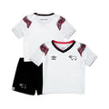 White-Black - Front - Umbro Baby 23-24 Derby County FC Home Kit