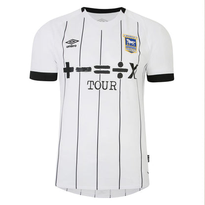 White-Black - Front - Umbro Childrens-Kids 23-24 Ipswich Town FC Third Jersey