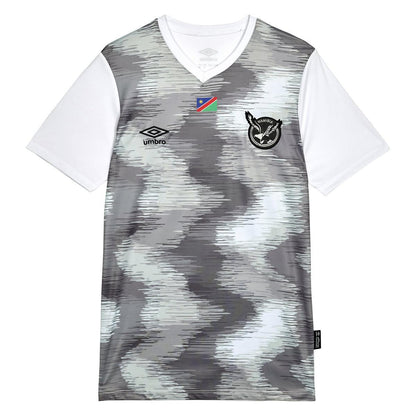 White-Black - Front - Umbro Mens 21-22 Namibia National Football Team Away Jersey