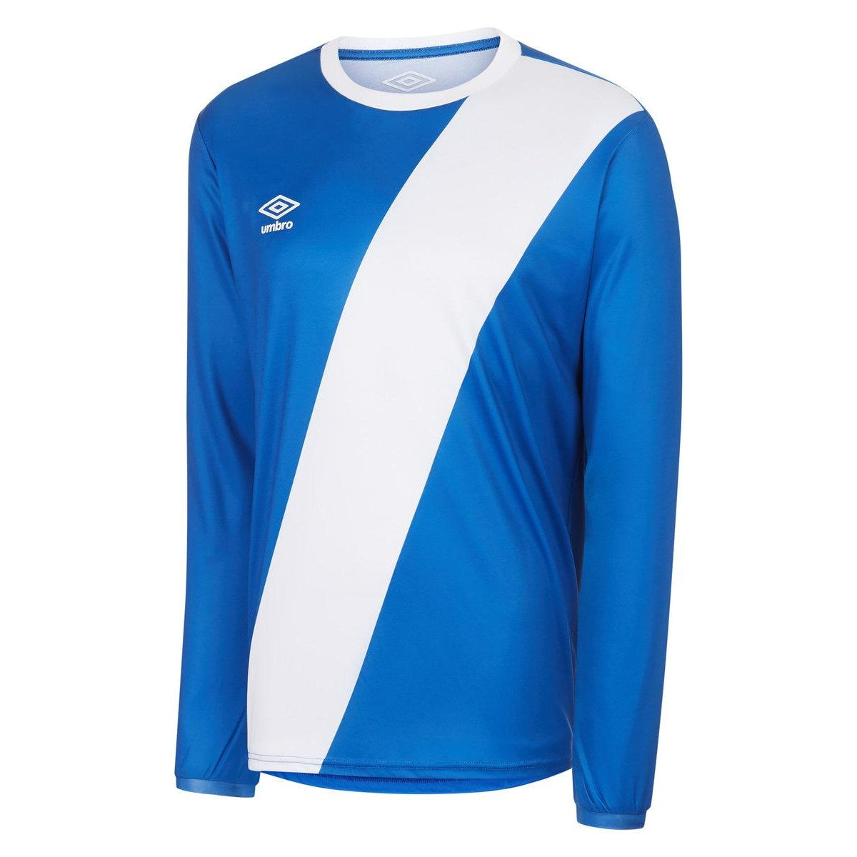 Royal Blue-White - Front - Umbro Mens Nazca Long-Sleeved Jersey