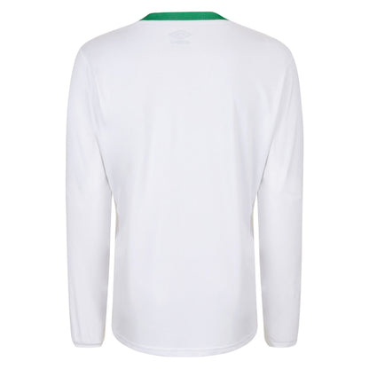 White-Emerald - Back - Umbro Mens Nazca Long-Sleeved Jersey