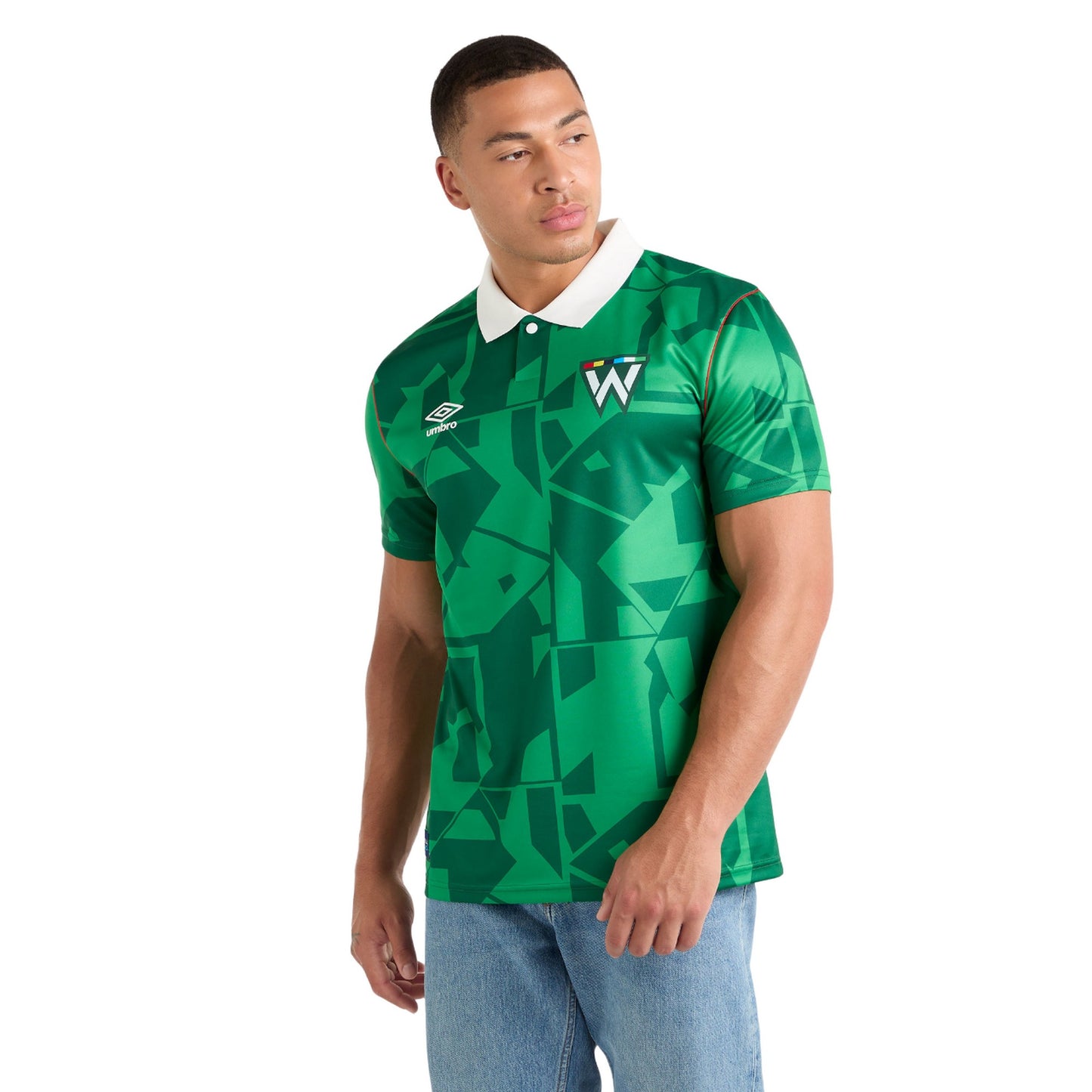 Emerald - Front - Umbro Mens Texas Williams Racing Jersey