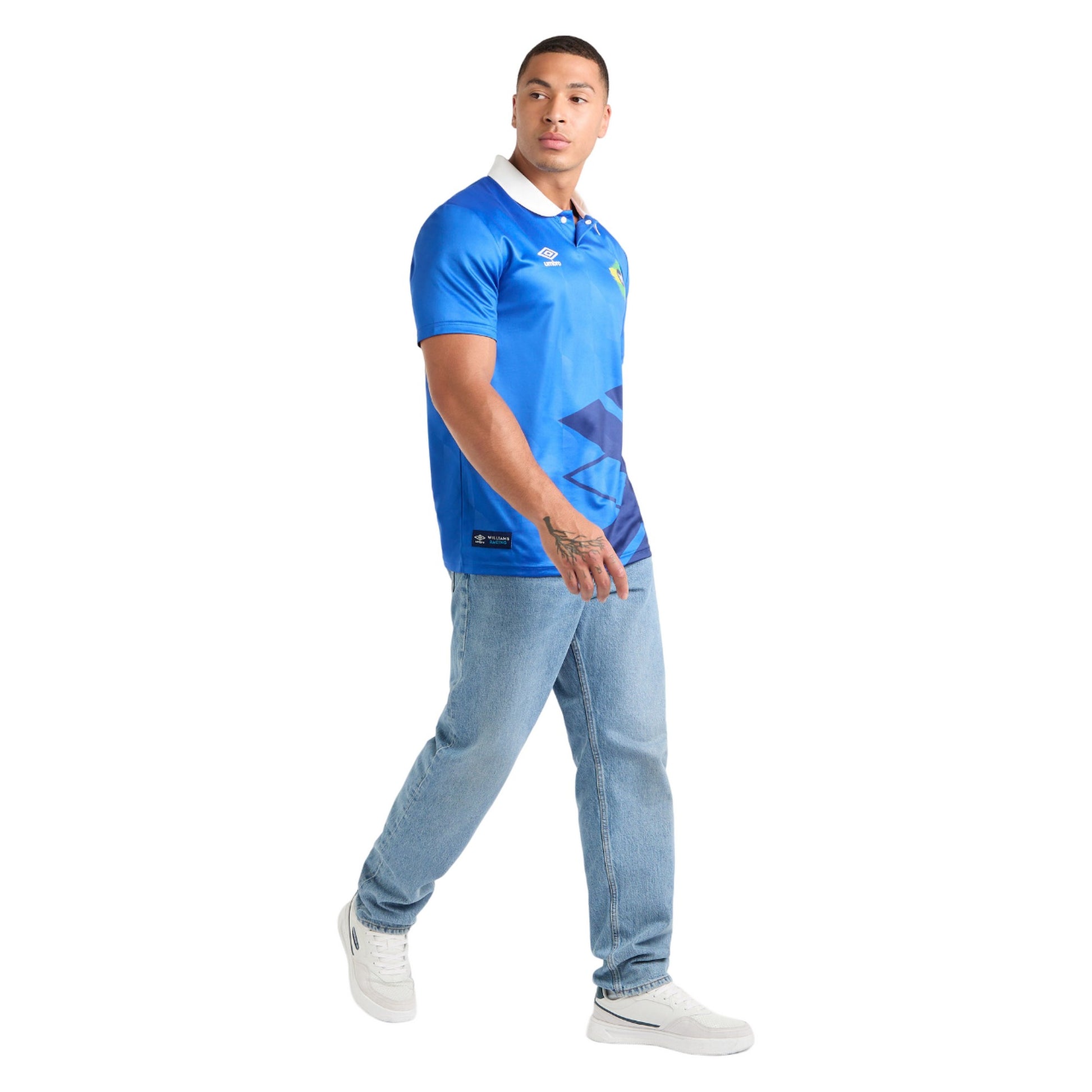 Deep Surf - Side - Umbro Mens Brazil Williams Racing Jersey
