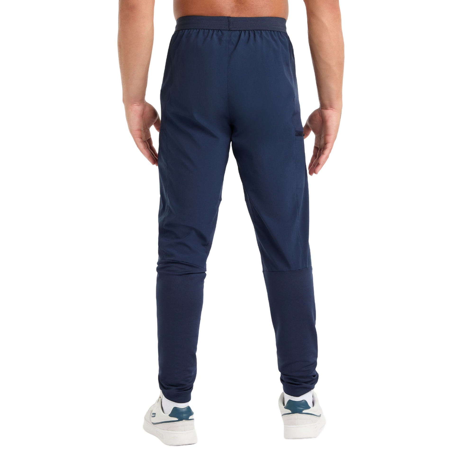 Navy Blazer - Back - Umbro Mens 23-24 Presentation England Rugby Jogging Bottoms