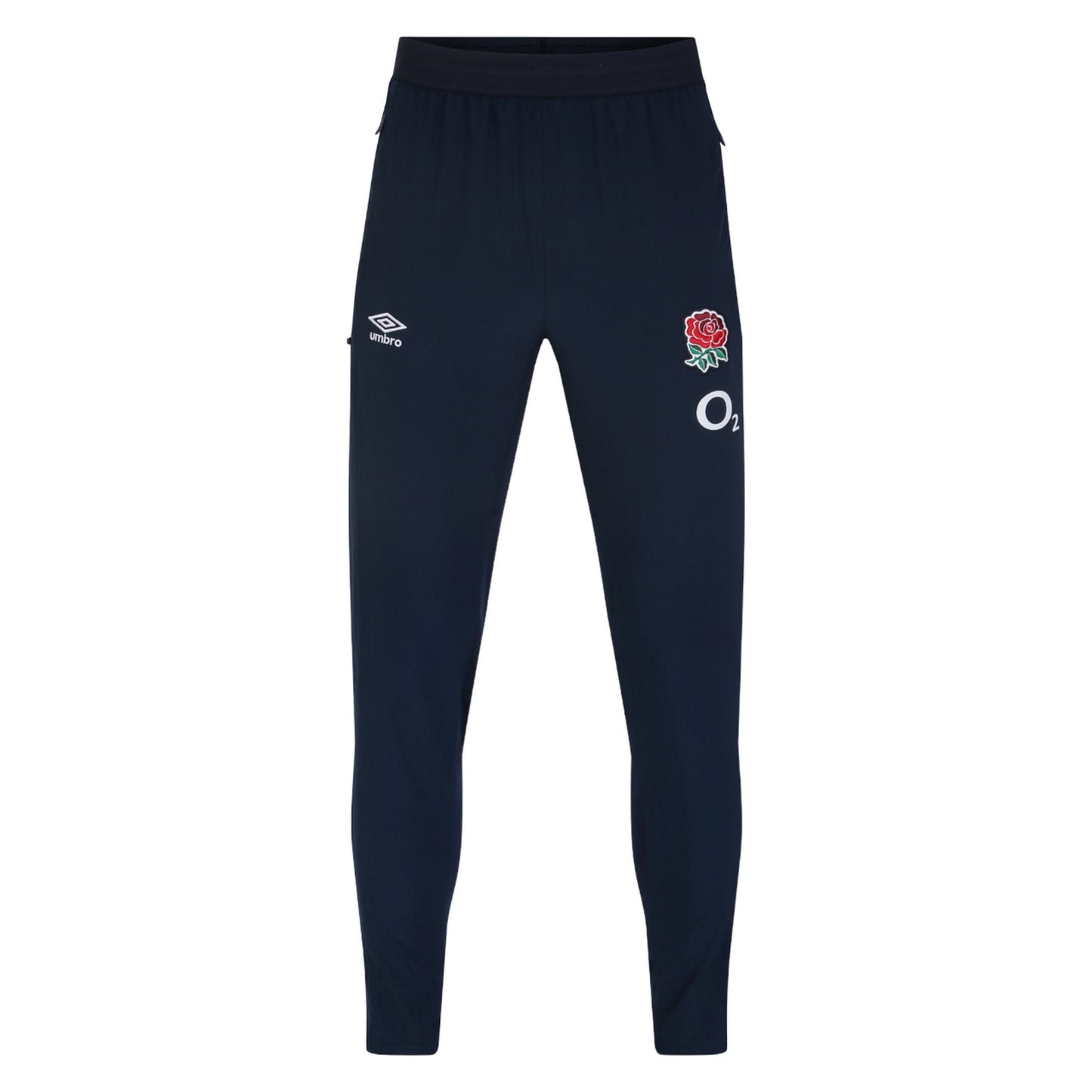 Navy Blazer - Front - Umbro Mens 23-24 Presentation England Rugby Jogging Bottoms