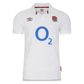 White-Red-Blue - Front - Umbro Mens 23-24 England Rugby Home Jersey