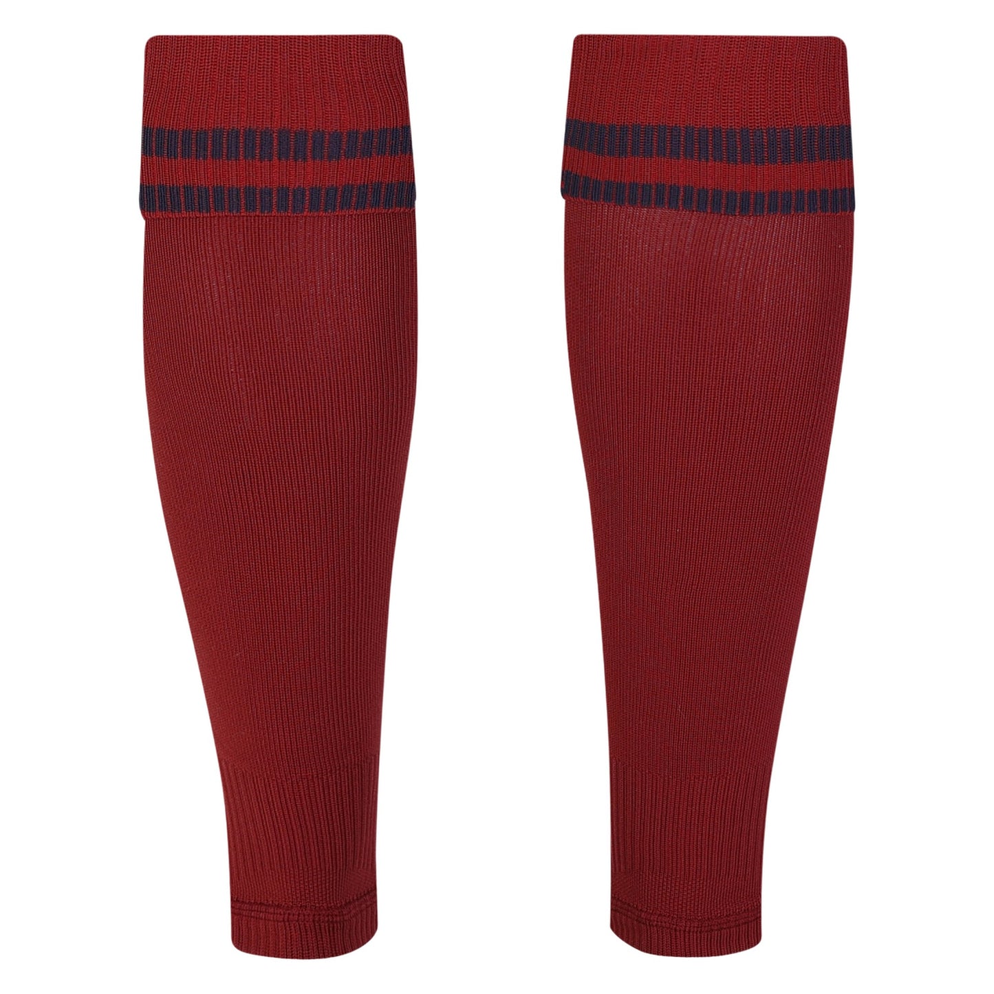 Claret Red-Navy - Back - Umbro Mens 23-24 England Rugby Footless Alternate Socks