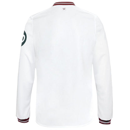 White-Claret Red - Back - Umbro 23-24 West Ham United FC Away Jersey