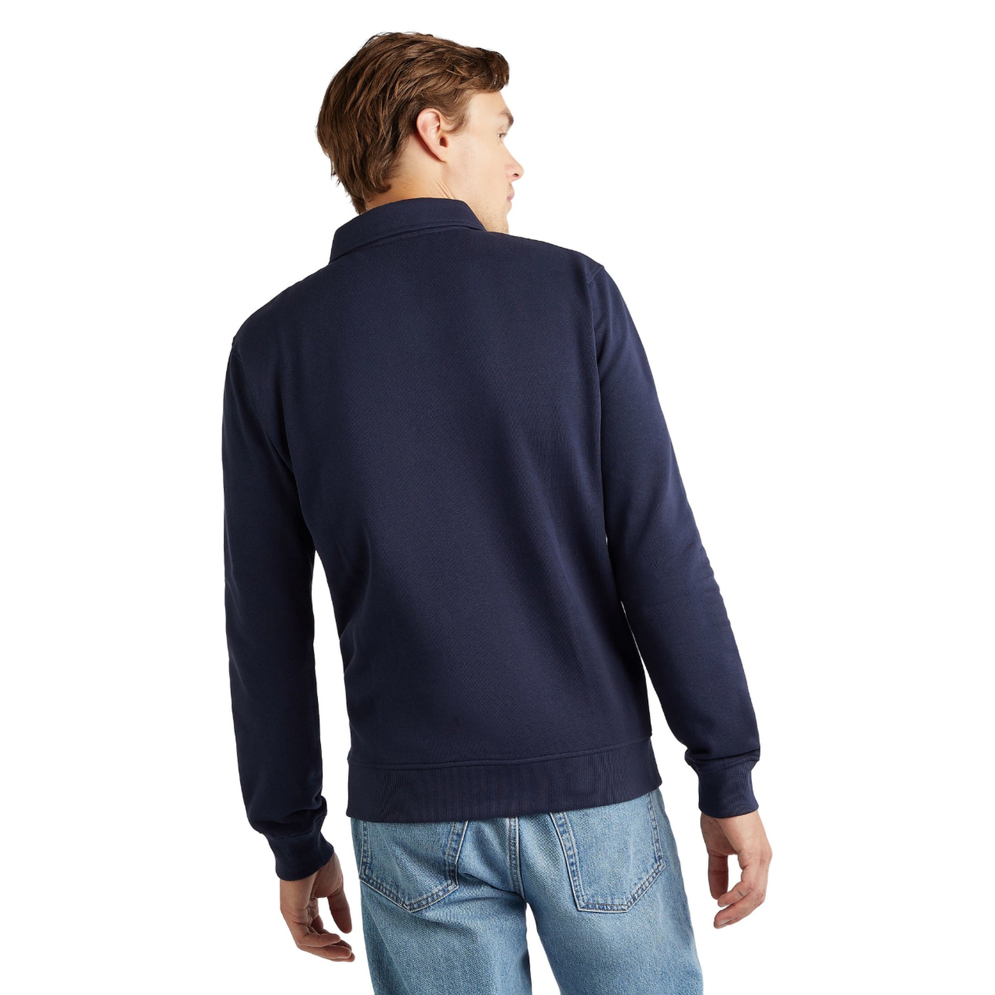 Navy Blazer - Back - Umbro Mens Dynasty England Rugby Polo Sweatshirt