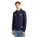 Navy Blazer - Front - Umbro Mens Dynasty England Rugby Polo Sweatshirt