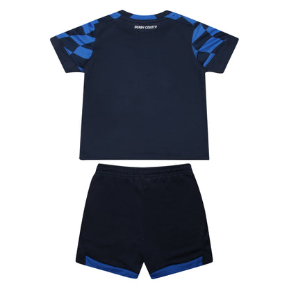 Royal Blue-Navy Blue - Back - Umbro Childrens-Kids 23-24 Derby County FC Away Kit