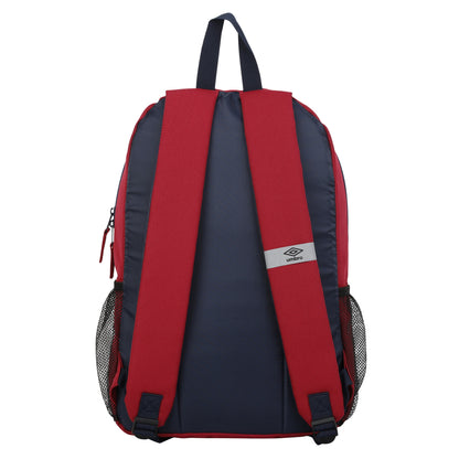 Tibetan Red-White - Back - Umbro 23-24 England Rugby Backpack