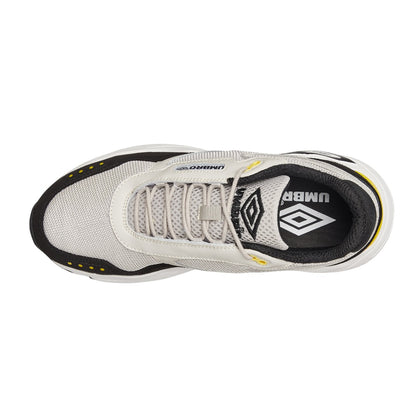 White-Black-Royal Blue - Back - Umbro Mens Phoenix Leather Trainers