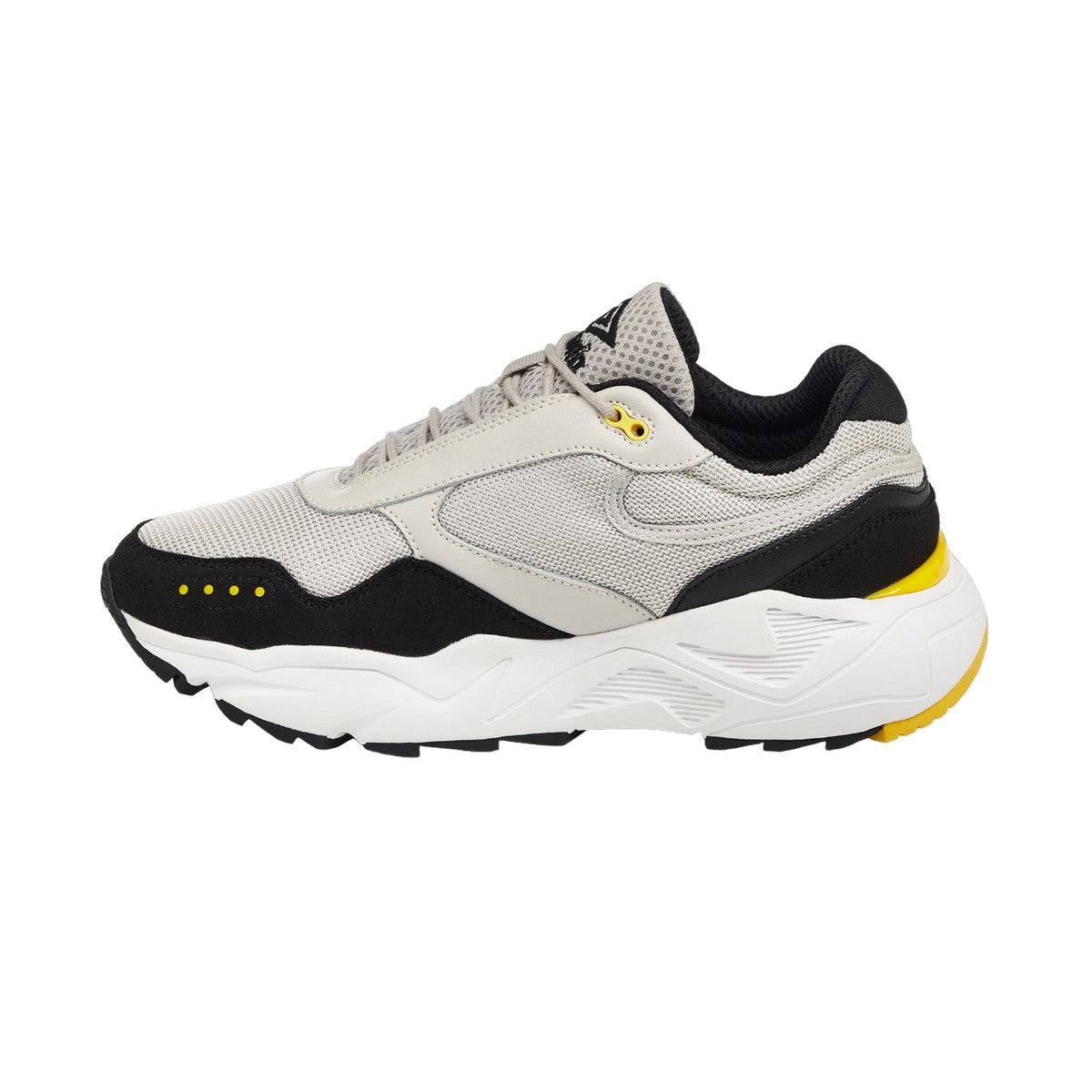 White-Black-Royal Blue - Lifestyle - Umbro Mens Phoenix Leather Trainers