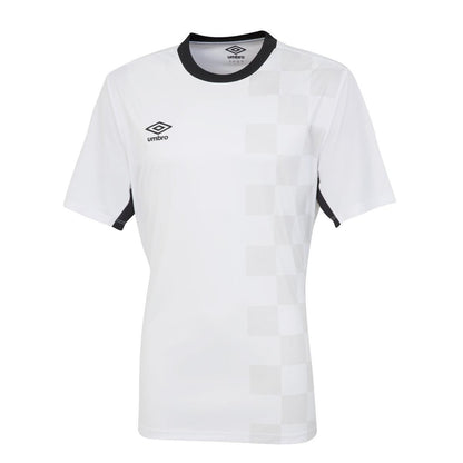 White-Black - Front - Umbro Mens Stadion Short-Sleeved Jersey