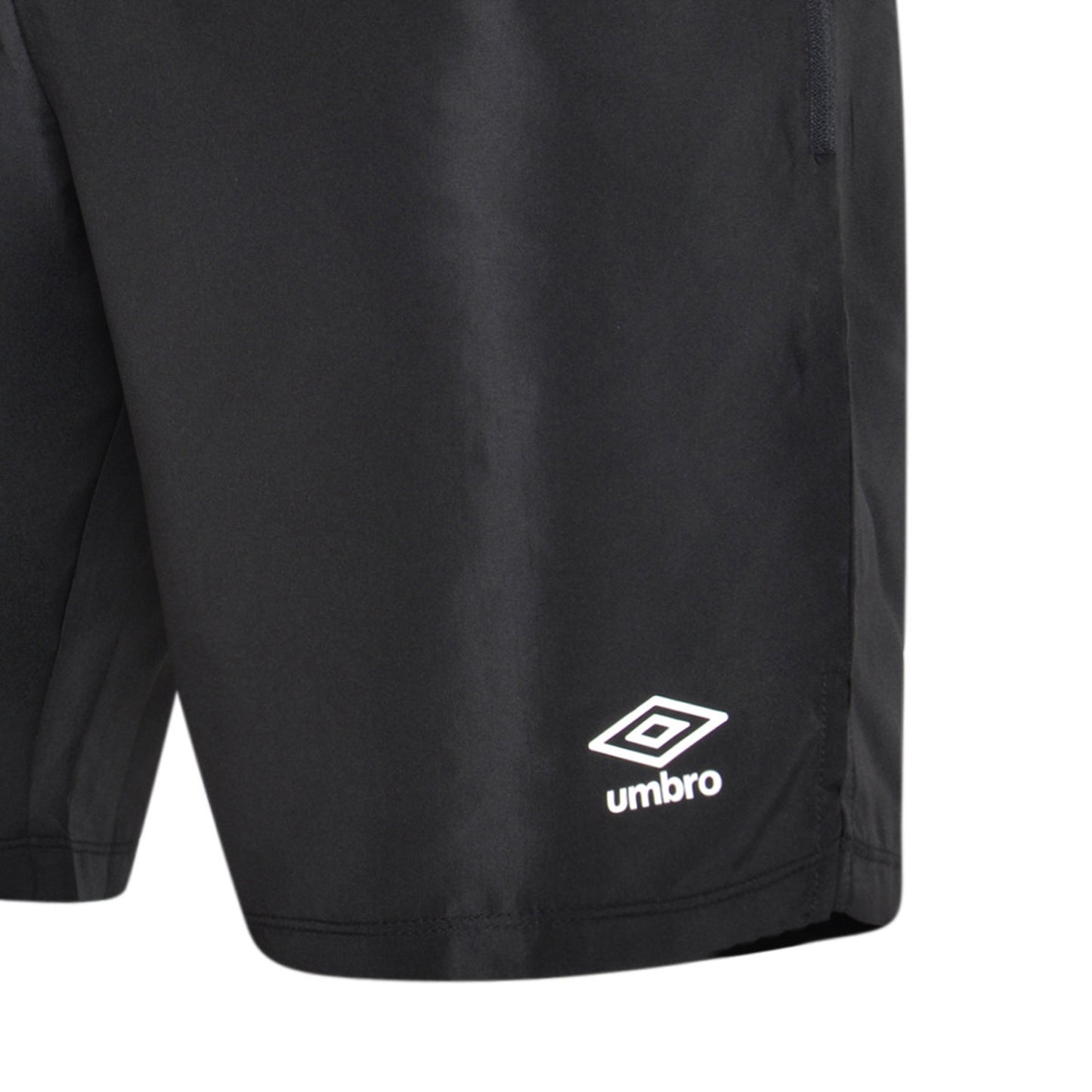 Black - Side - Umbro Mens Club Essential Training Shorts