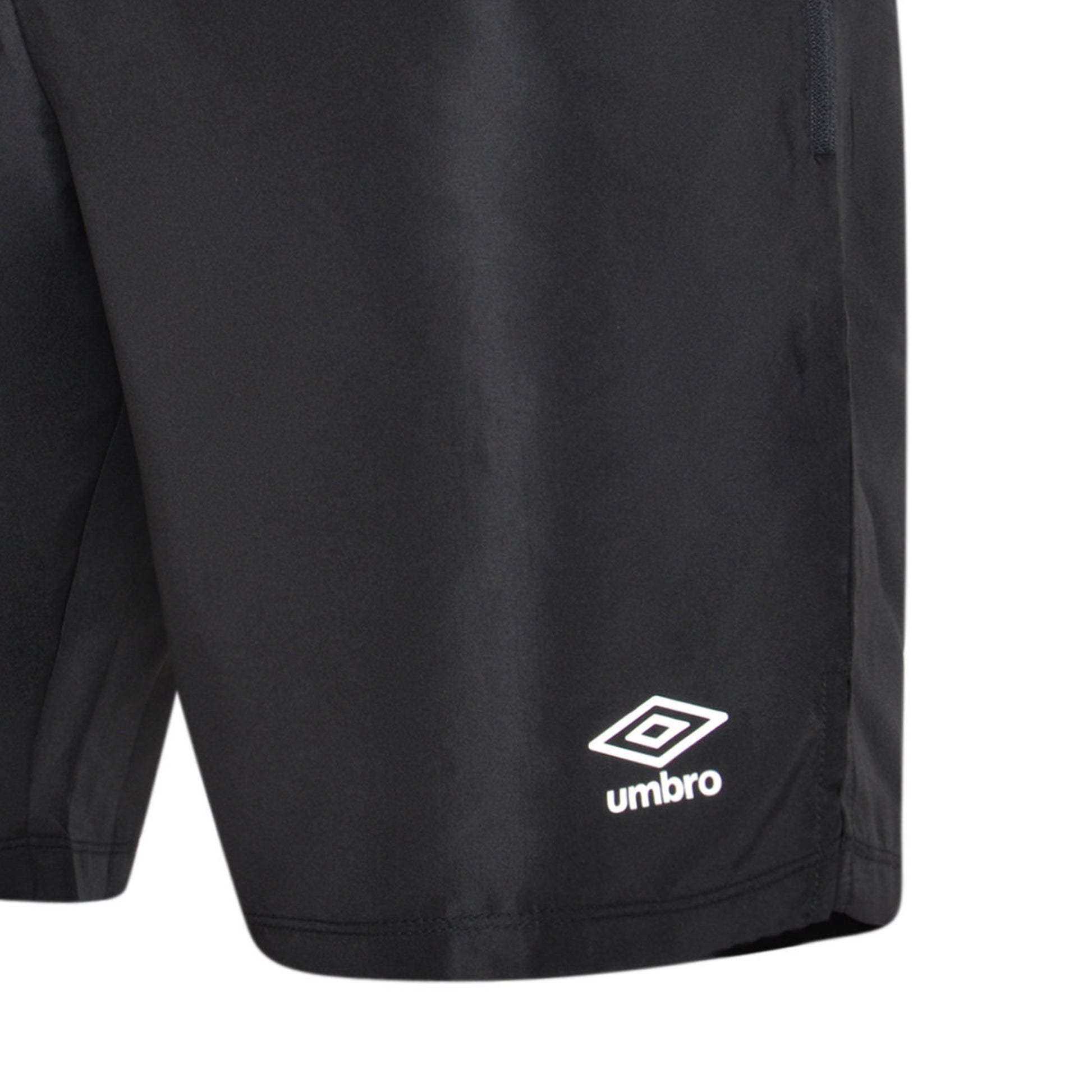 Black - Side - Umbro Mens Club Essential Training Shorts