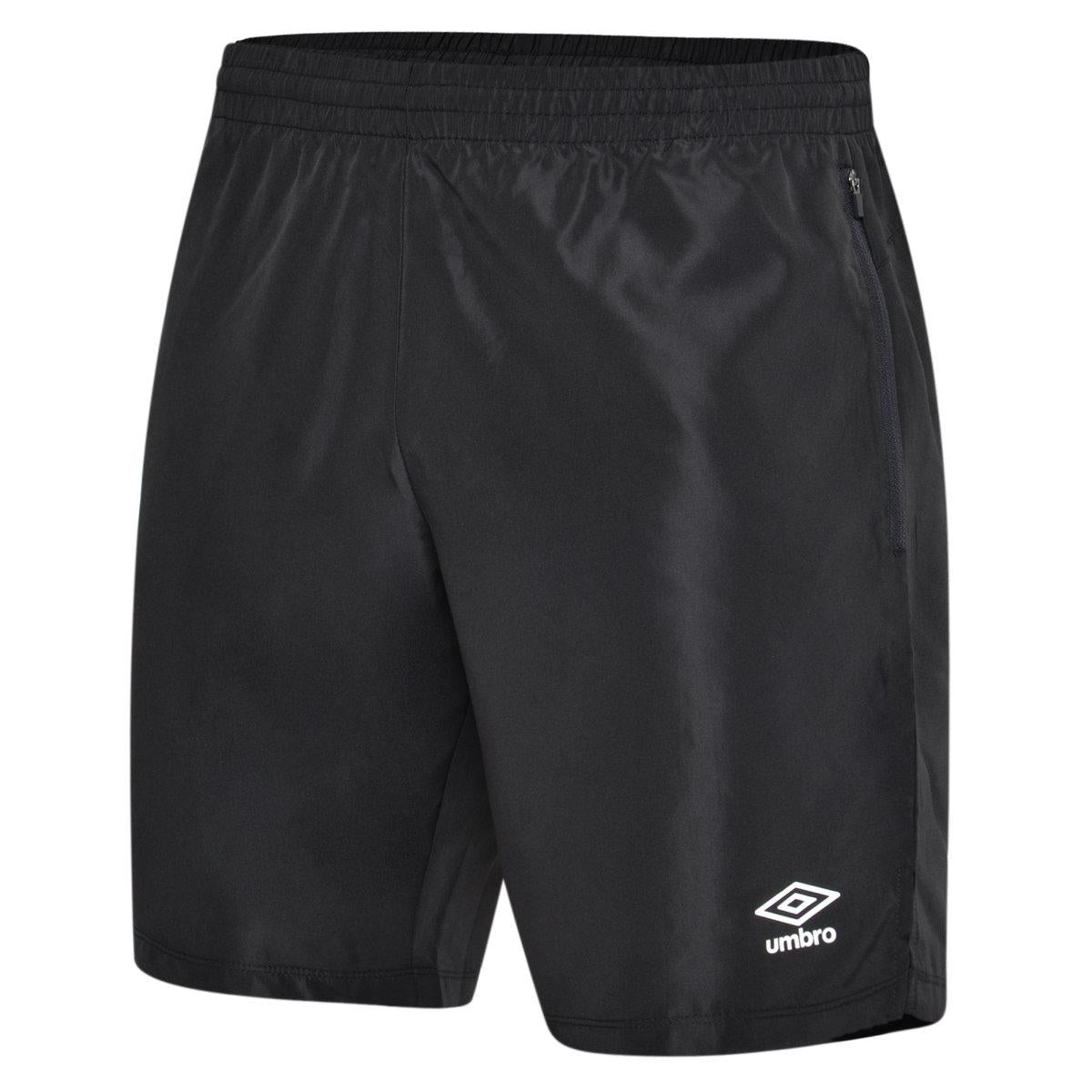 Black - Front - Umbro Mens Club Essential Training Shorts