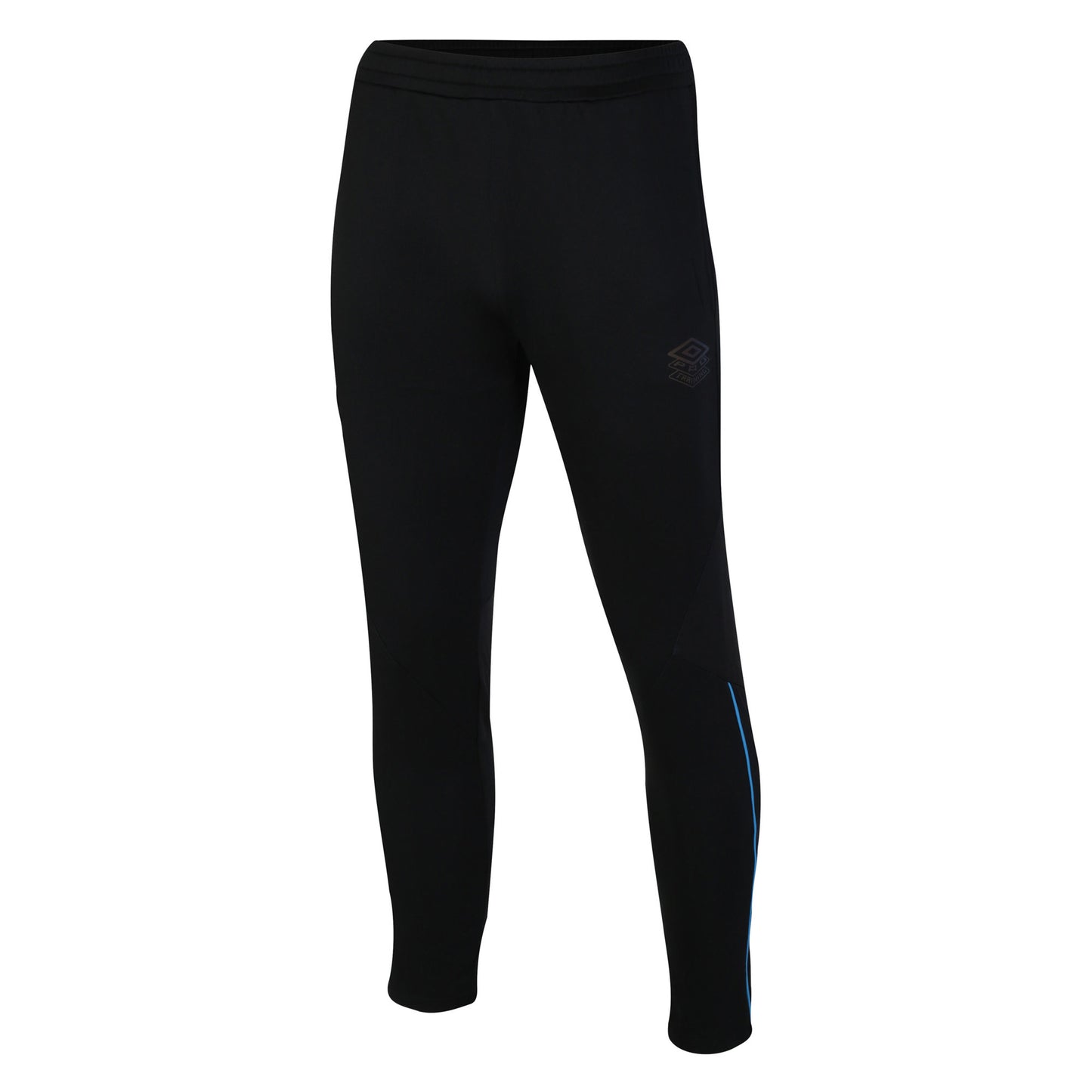 Black-Malibu Blue - Front - Umbro Mens Pro Training Tracksuit Bottoms