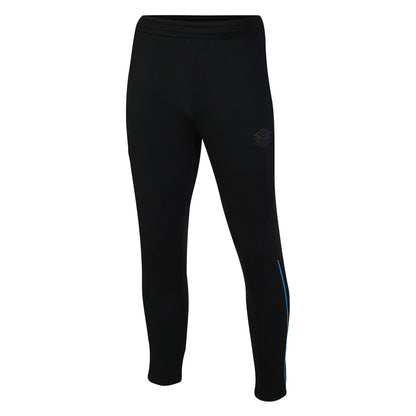 Black-Malibu Blue - Front - Umbro Mens Pro Training Tracksuit Bottoms
