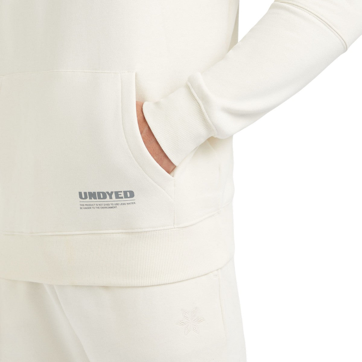 Natural - Lifestyle - Umbro Mens Undyed Undyed Hoodie