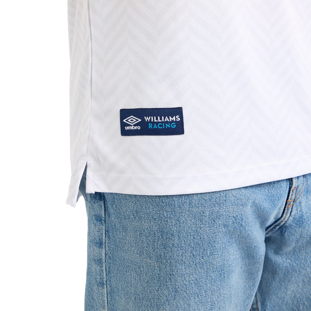 White - Lifestyle - Umbro Mens Williams Racing Polo Jersey