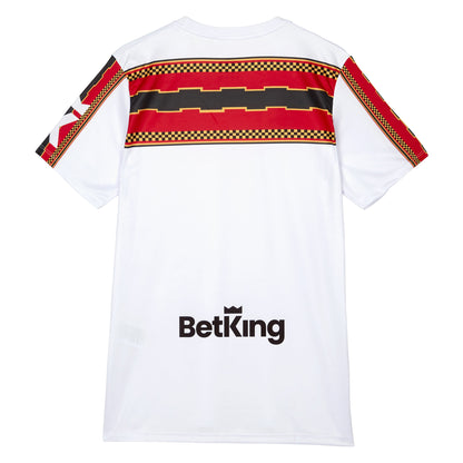 White-Red - Back - Umbro Mens 22-23 Wolaitta Dicha SC Home Jersey