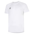 White - Front - Umbro Mens Rugby Drill Top