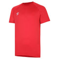 Vermillion - Front - Umbro Mens Rugby Drill Top