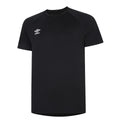 Black - Front - Umbro Mens Rugby Drill Top