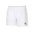 White - Front - Umbro Mens Training Rugby Shorts