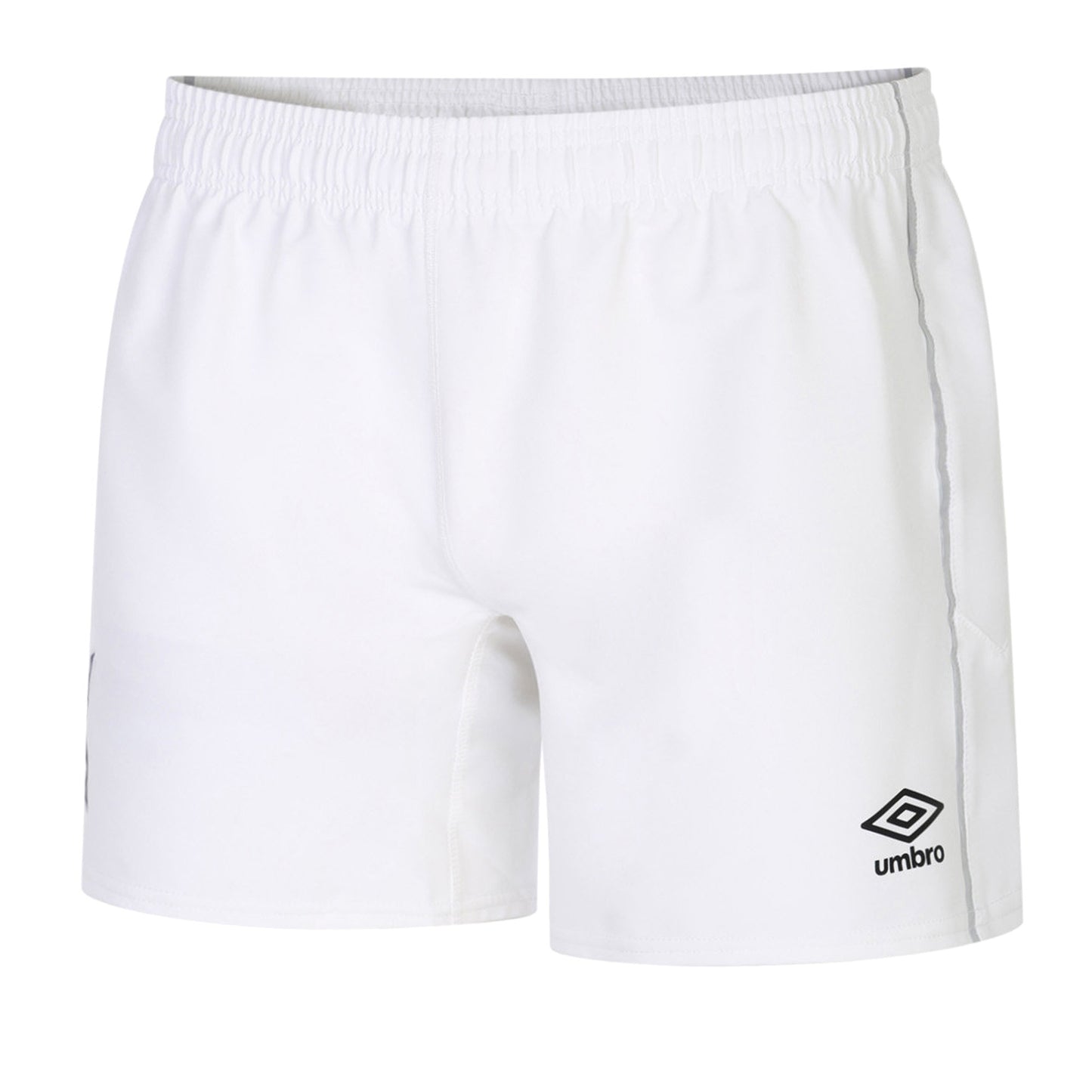 White - Front - Umbro Mens Training Rugby Shorts
