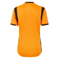 Shocking Orange-Black - Back - Umbro Childrens-Kids Spartan Short-Sleeved Jersey