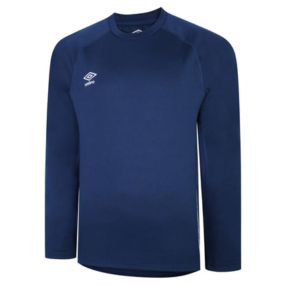 Navy - Front - Umbro Childrens-Kids Rugby Drill Top