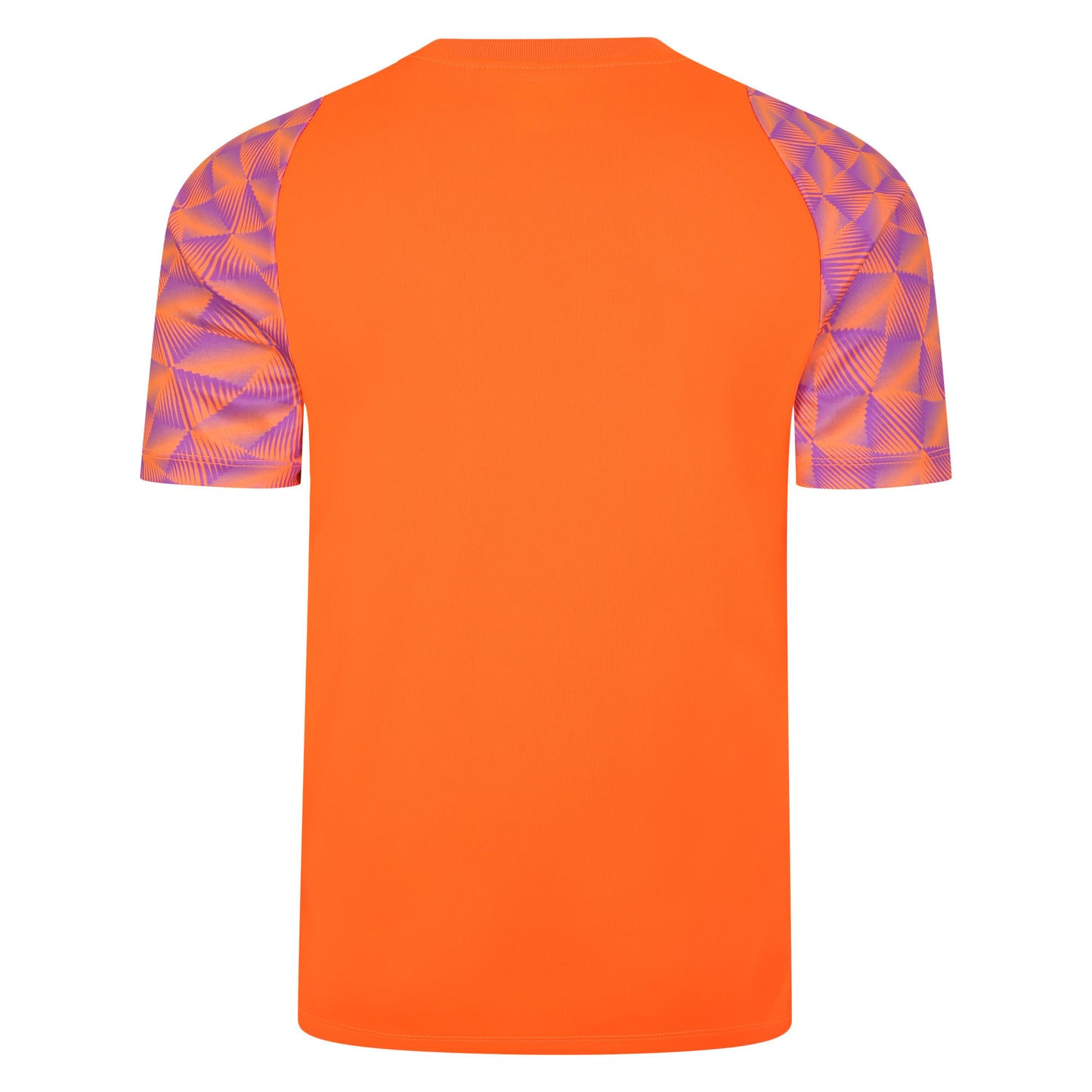 Shocking Orange-Purple Cactus - Back - Umbro Mens Flux Goalkeeper Jersey