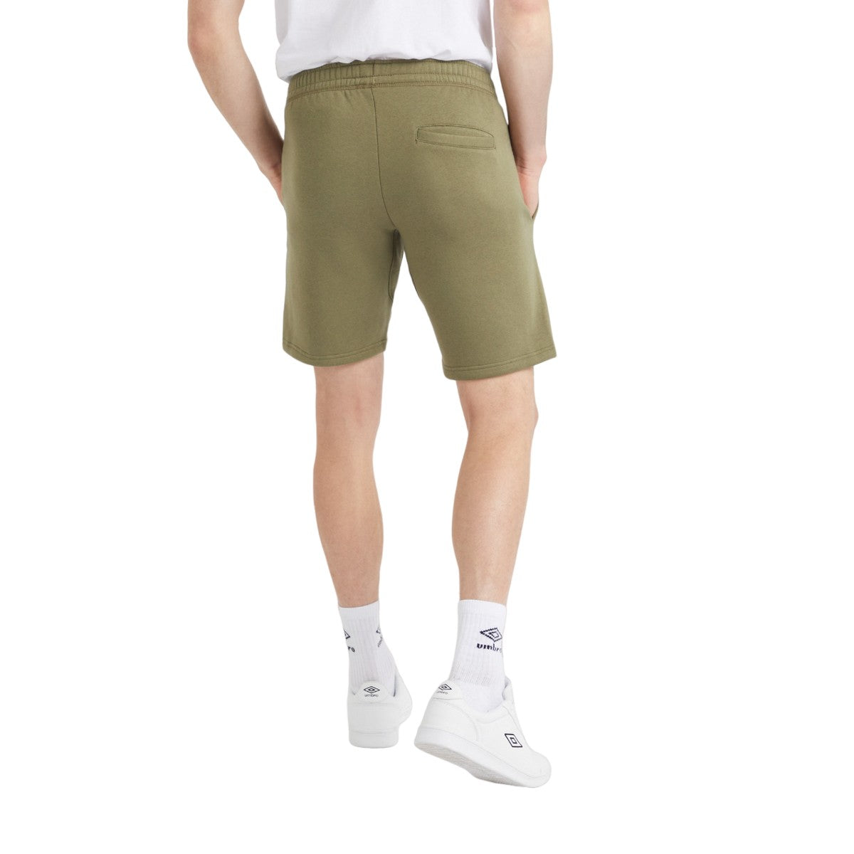 Capulet-White - Back - Umbro Mens Active Style Shorts