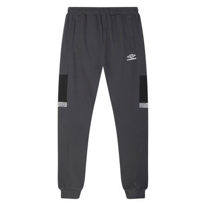 Woodland Grey-Black - Front - Umbro Mens Sports Style Club Jogging Bottoms