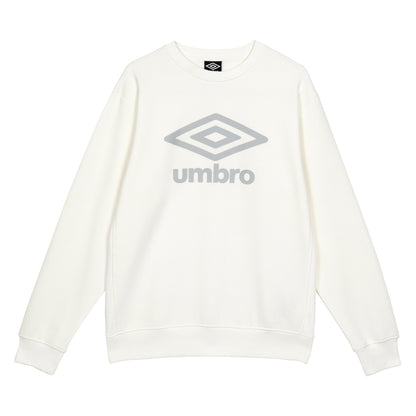 Ecru-High Rise Grey - Front - Umbro Mens Core Sweatshirt