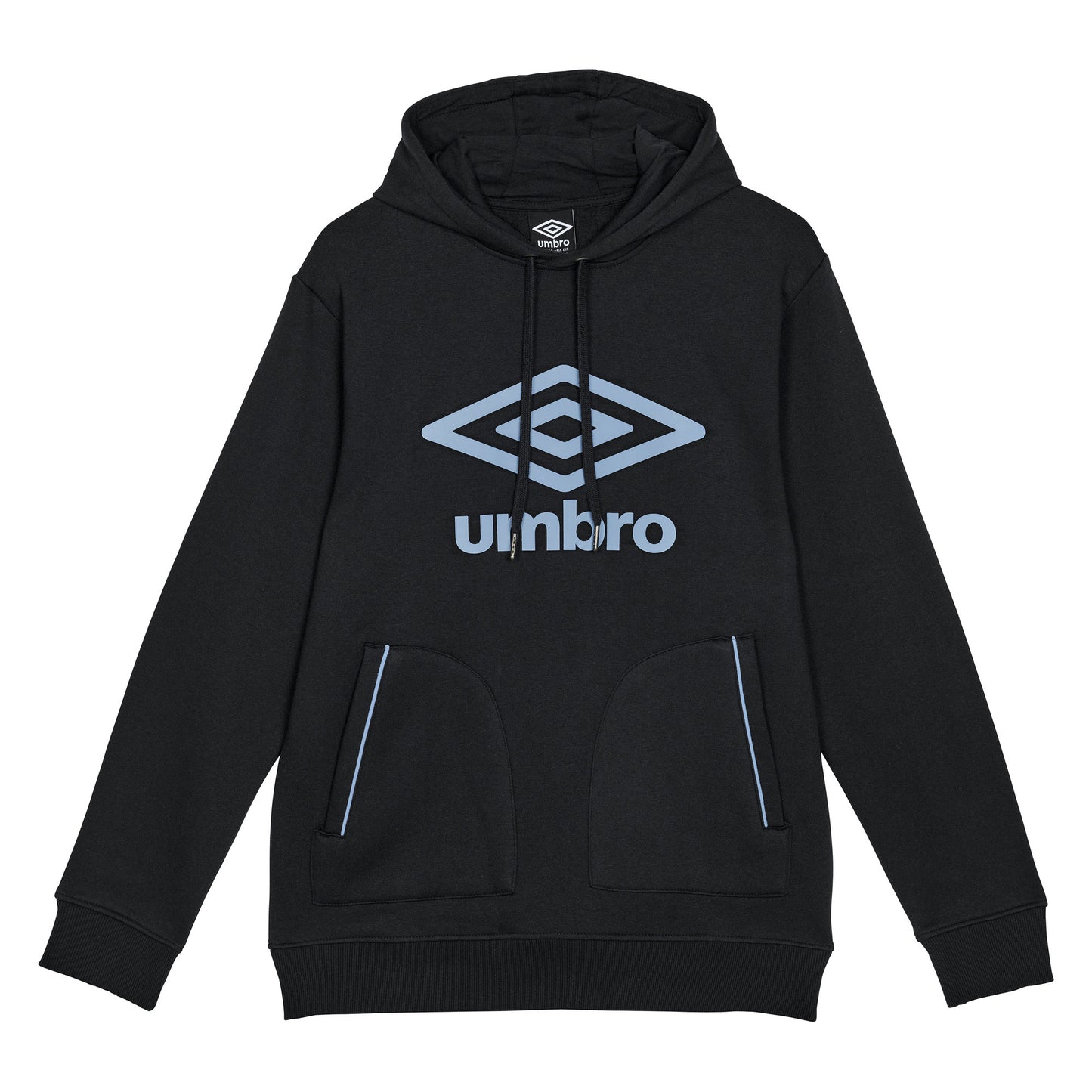 Black-Allure - Front - Umbro Mens Core Hoodie